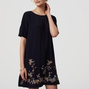 Loft embroidered dress!